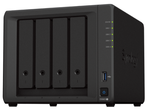 Synology представляет NAS-хранилище DiskStation DS923+ с 4 отсеками